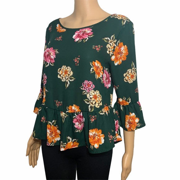 one clothing Blouse open back 3/4 Sleeve - Picture 3 of 9